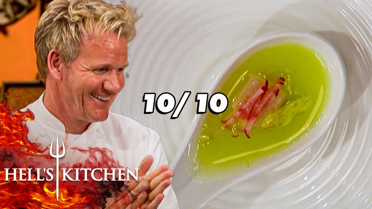 Chef Gets Perfect Score From Michelin Star Judges in Amuse-Bouche Challenge | Hell's Kitchen