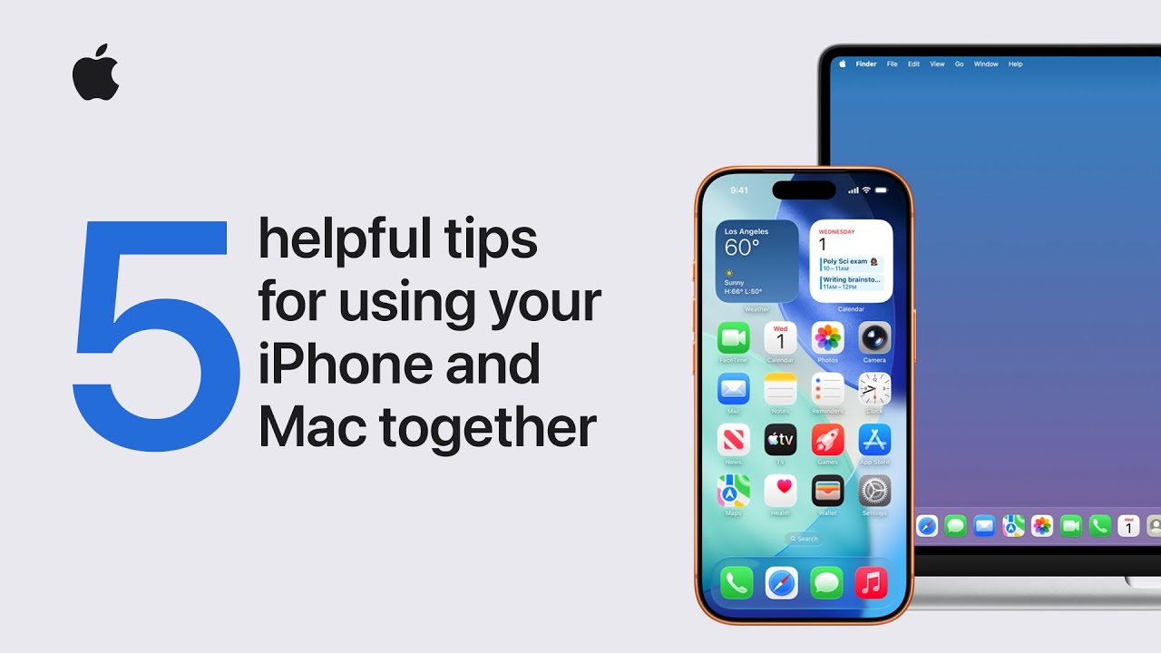 5 przydatnych wskaz&oacute;wek dotyczących jednoczesnego korzystania z iPhone&rsquo;a i komputera Mac | Wsparcie Apple