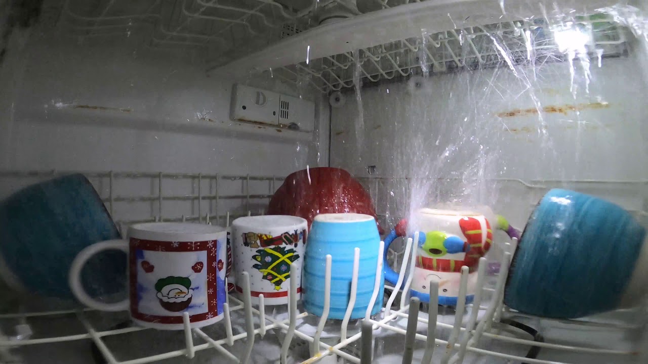 Full Cycle 4k GoPro 8 Inside a Dishwasher (CHRISTMAS EDITION)