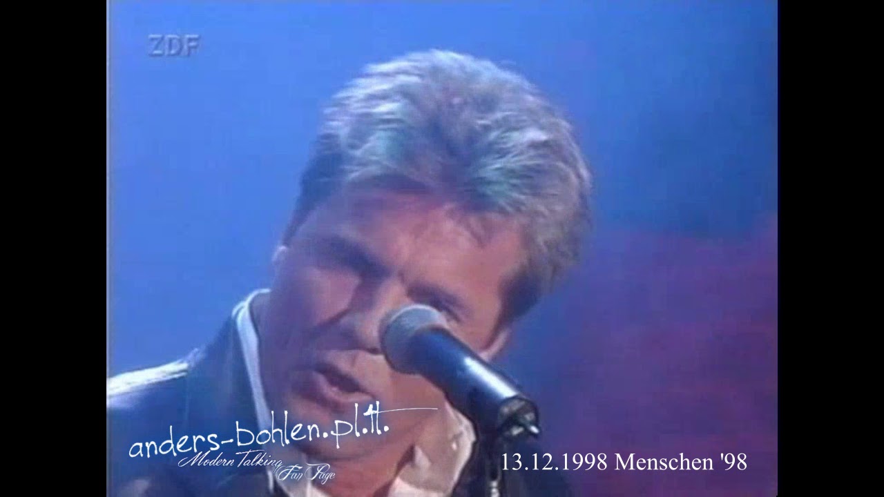 Modern Talking Megamix '98 13.12.1998 Menschen '98