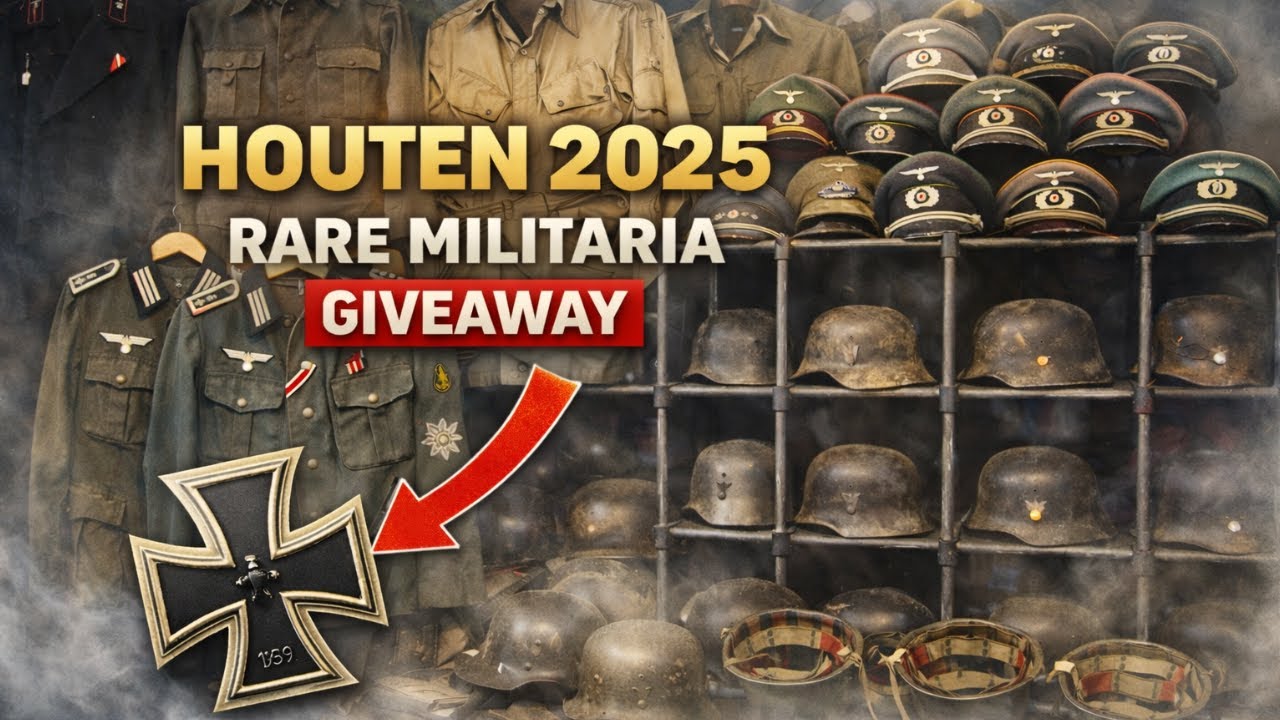 Rare WWI & WWII Militaria & Giveaway! | Houten (MAY '25)
