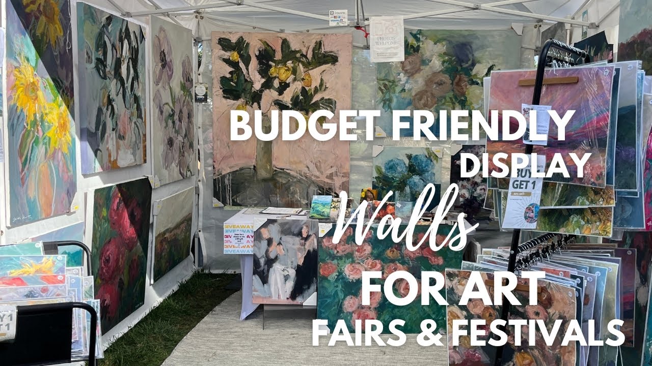 Budget-Friendly Display Walls for Craft Fairs and Art Shows