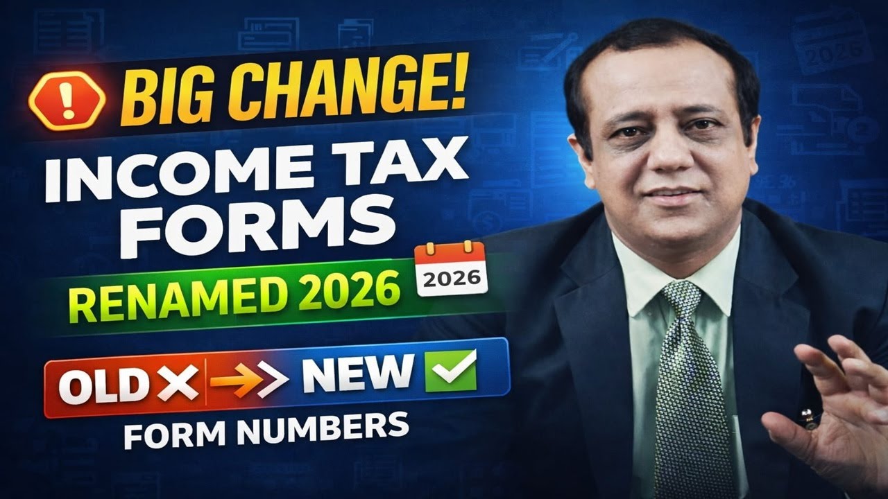 BIG Change! Income Tax Forms Renumbered in 2026 Draft - New Form Numbers vs Old Forms
