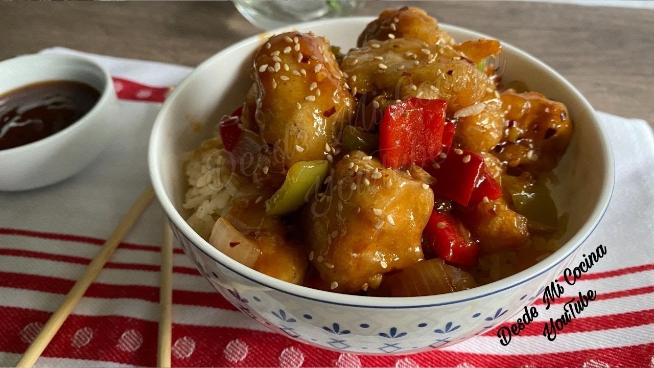 POLLO AGRIDULCE -Comida China- || DESDE MI COCINA by Lizzy