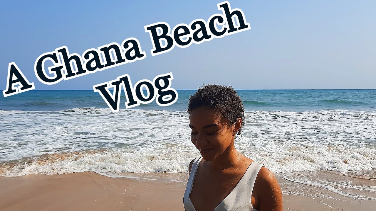 a real day at the beach in Ghana🇬🇭| Kokrobite