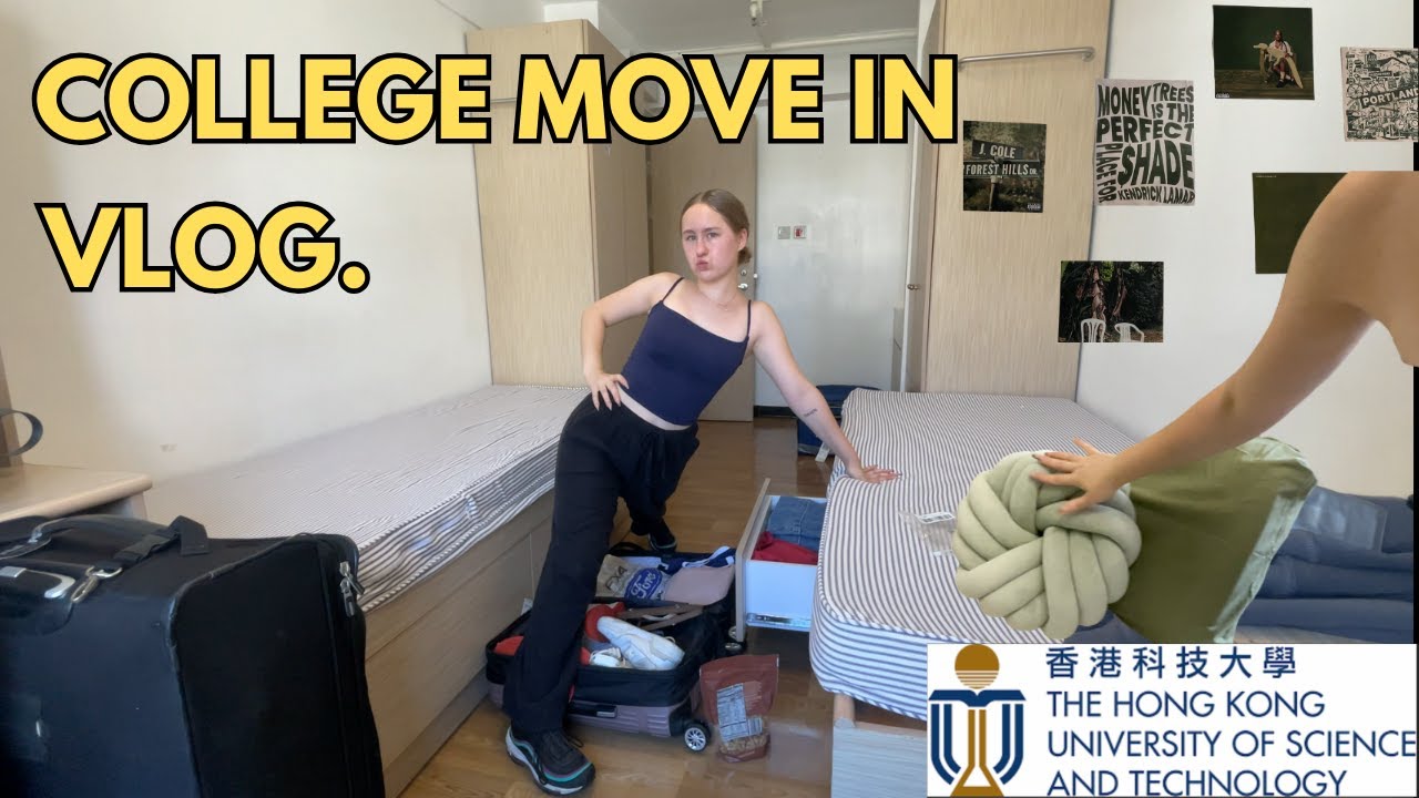 COLLEGE DORM MOVE IN @ HKUST  *sophomore year*