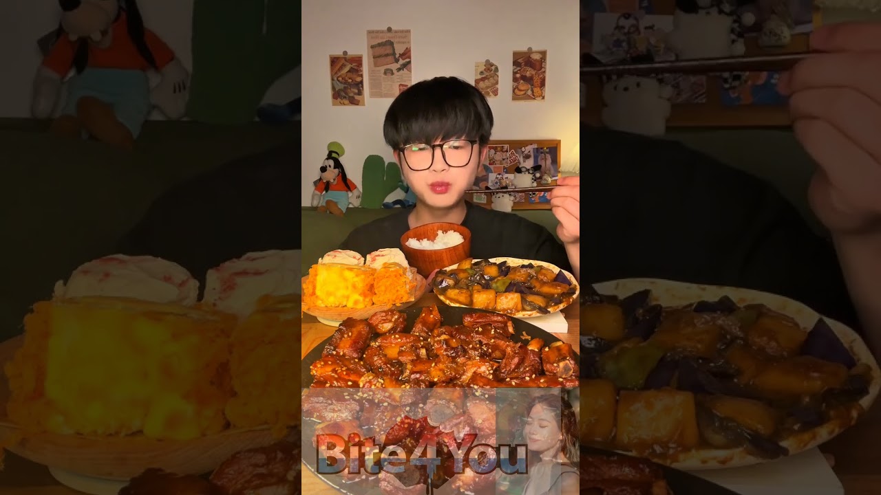 Tender Braised Short Ribs (Galbijjim) + Spicy Saucy Dumplings & Crispy Fried Chicken ! 🍲🔥