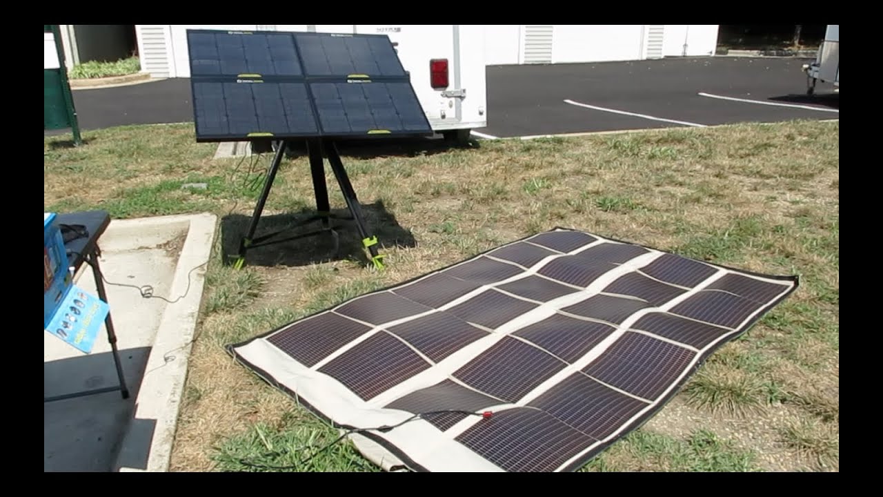 Goal Zero vs PowerFilm:120 Watt Portable Panel Comparison