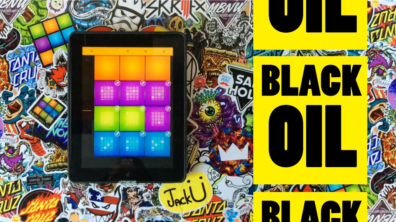 DRUM PADS 24- BLACK OIL