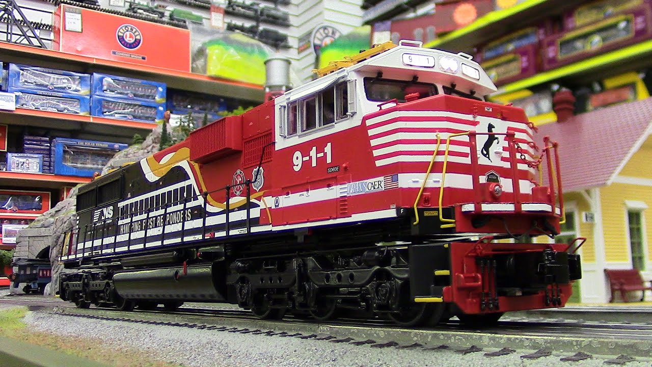 MTH 9-1-1 Norfolk Southern (First Responder) SD60E Diesel Engine With Proto-Sound 3.0