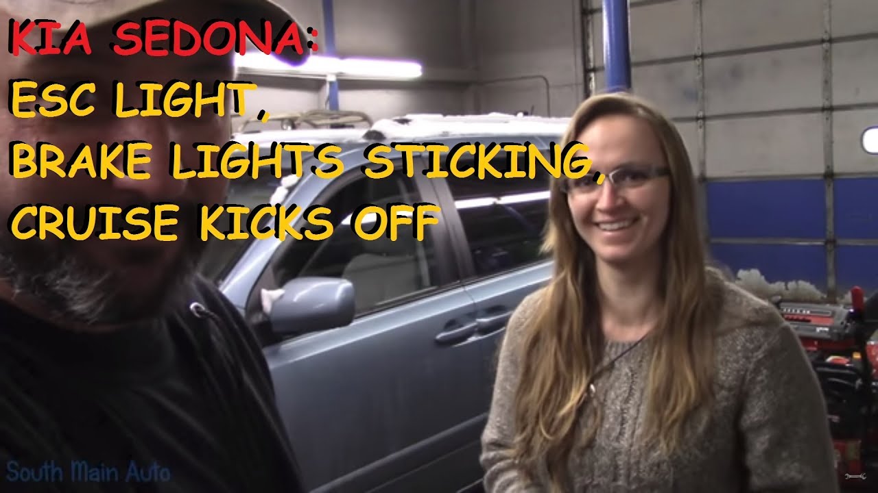 Kia Sedona - ESC light On, Cruise Kicks Off, Brake Lights Come On C1513