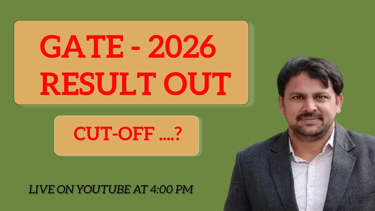 GATE-2026 | RESULT OUT | CUT-OFF | C4U |