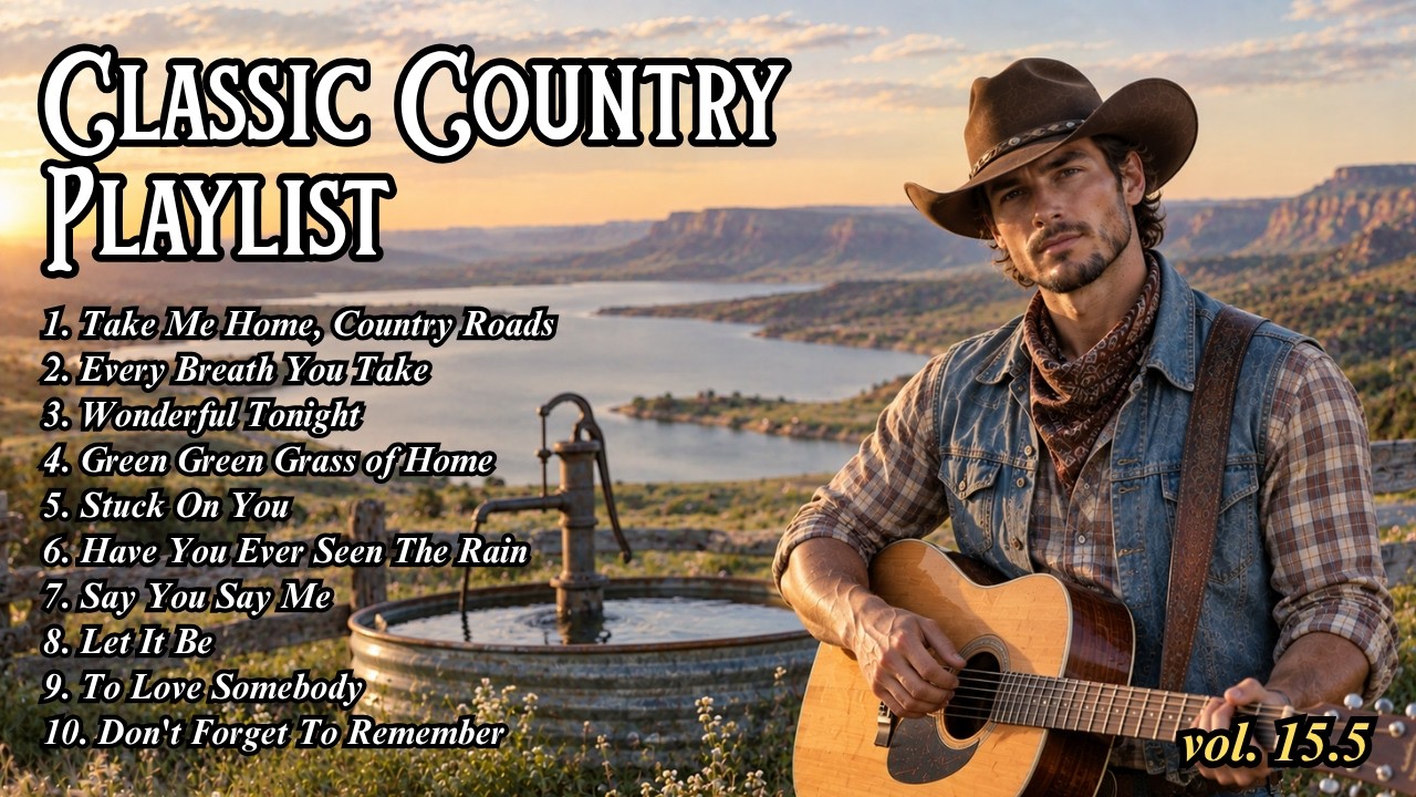 Golden Era Country Music Timeless 60s 70s 80s - Take Me Home Country Roads, Every Breath You Take