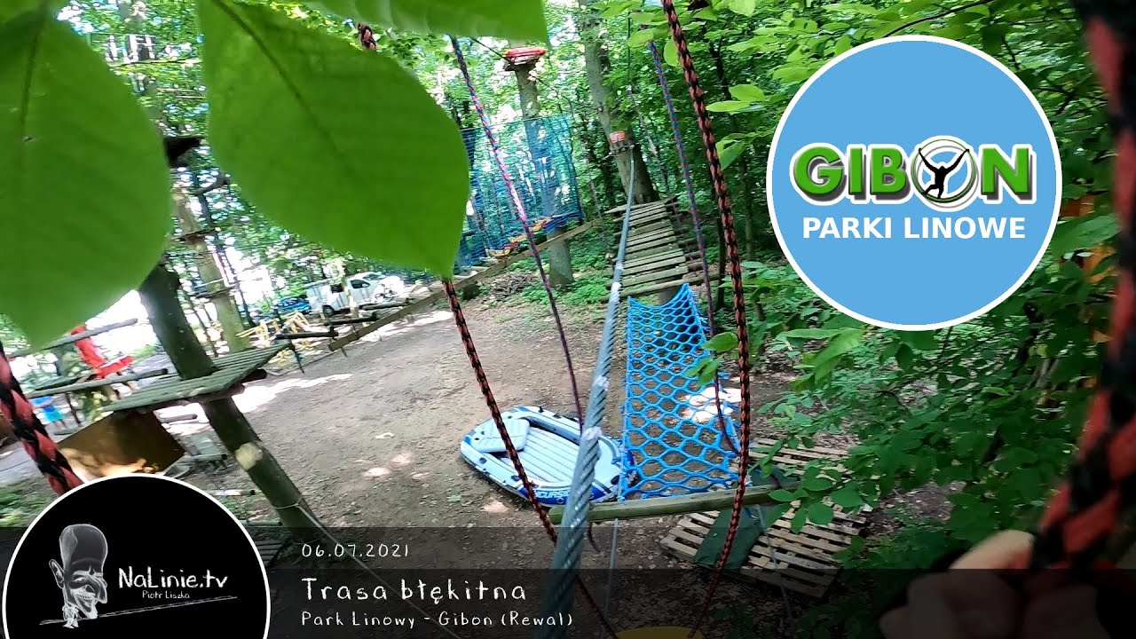 Park Linowy 133.6 - Gibon, Rewal - Trasa błękitna 06.07.2021