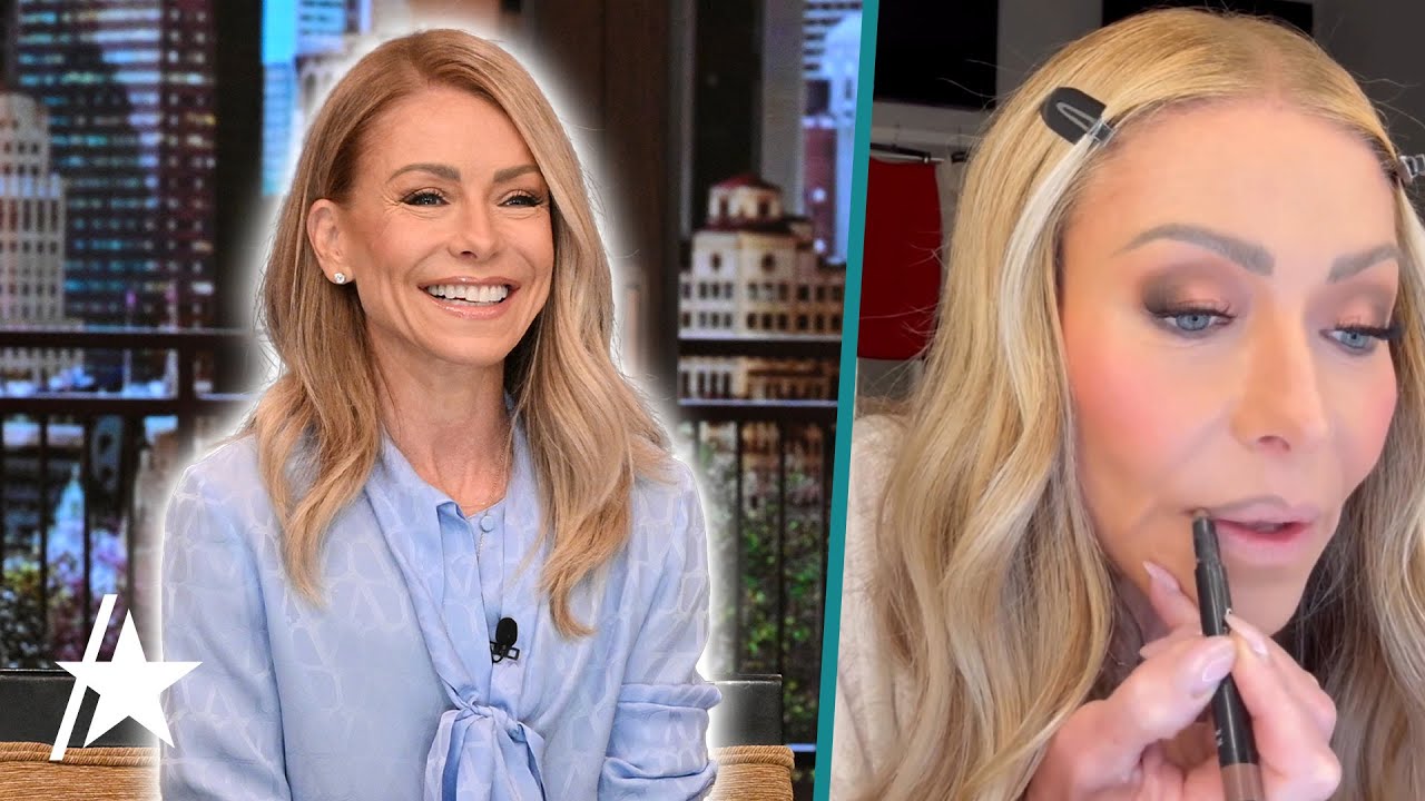 Kelly Ripa SHUTS DOWN Lip Filler Rumors In Candid Makeup Tutorial