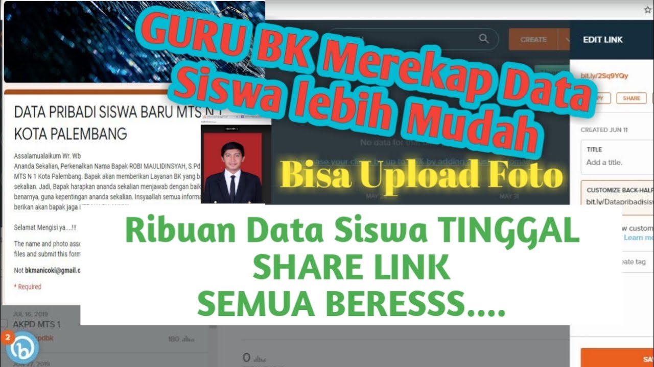 Cara Membuat Data Pribadi Siswa Melalui Google Form Guru BK (Bisa Upload Foto)