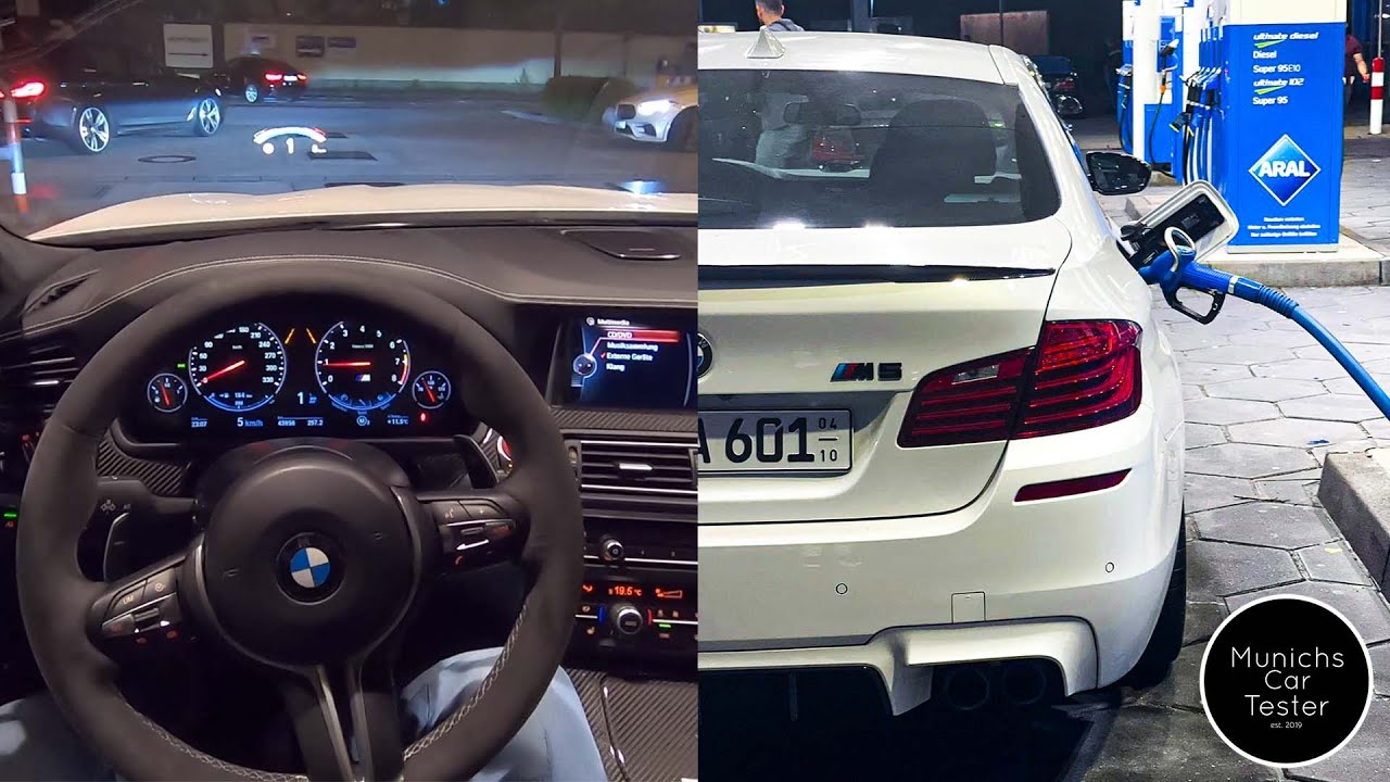 BMW M5 F10 Competiton Edition POV Drive with M550i by Munichscartester