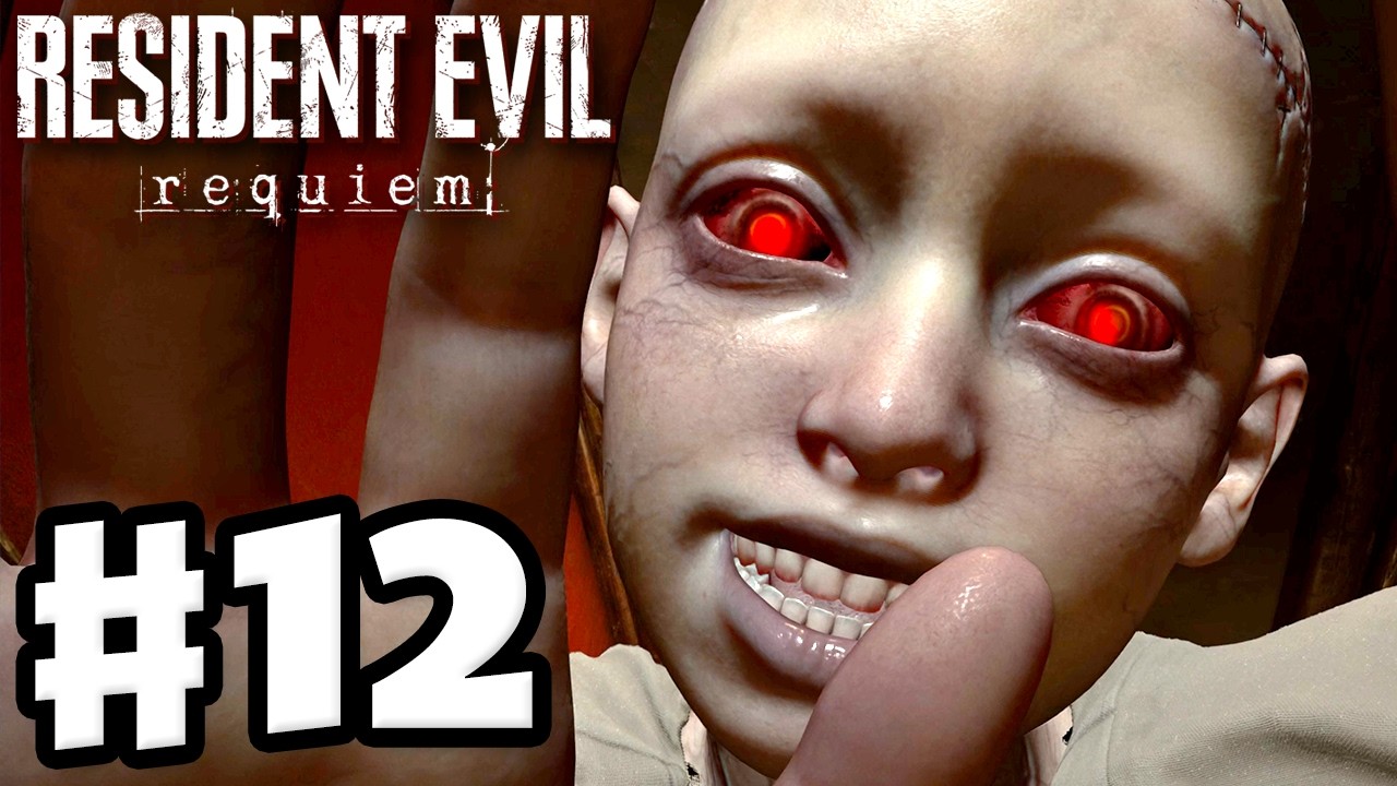Resident Evil Requiem - Прохождение игры, часть 12 - Страшные маленькие девочки! (Resident Evil 9)