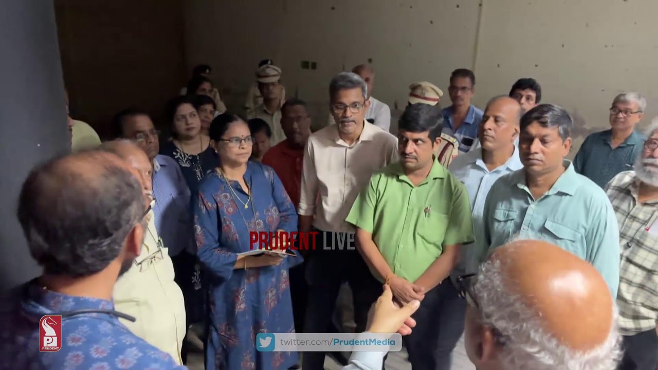 Inspection | PWD Minister Digambar Kamat | Ravindra Bhavan Margao | Live | Prudent | 090925