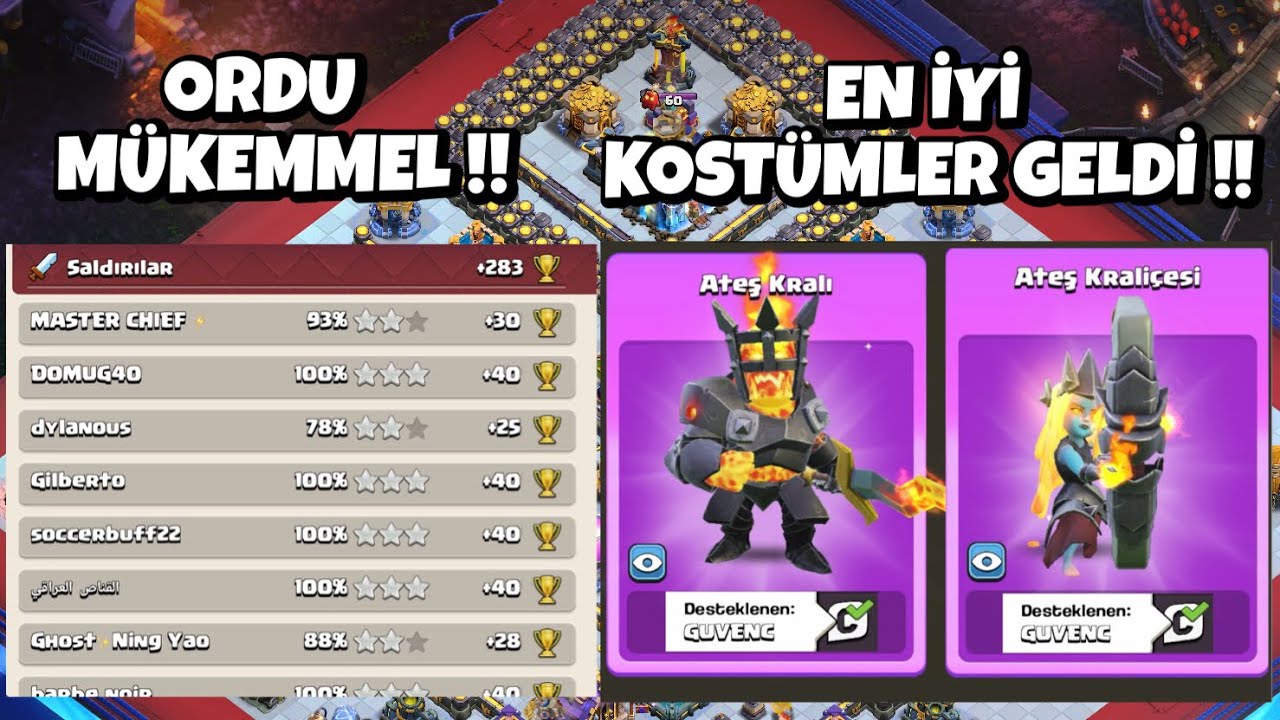 DENGELEME SONRASI İLK ORDU ! CLASH OF CLANS