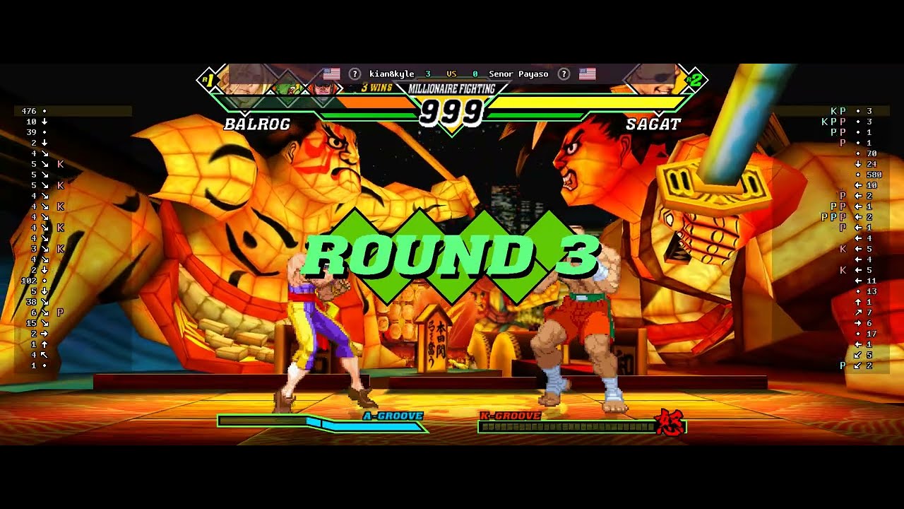 Capcom Vs. SNK 2 - 🇺🇸 kian&kyle(A) vs 🇺🇸 Senor Payaso(B) | Fightcade (2025-11-24 07:12 UTC)