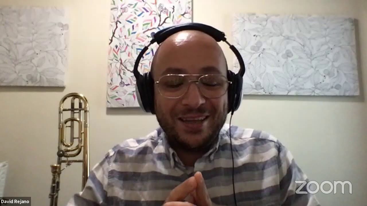 David Rejano en la Escuela Latinoamericana de Trombón