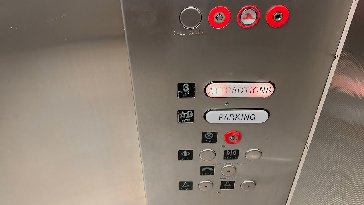 Montgomery Hydraulic Elevator (to Valet Parking) | Universal Studios | Orlando, FL
