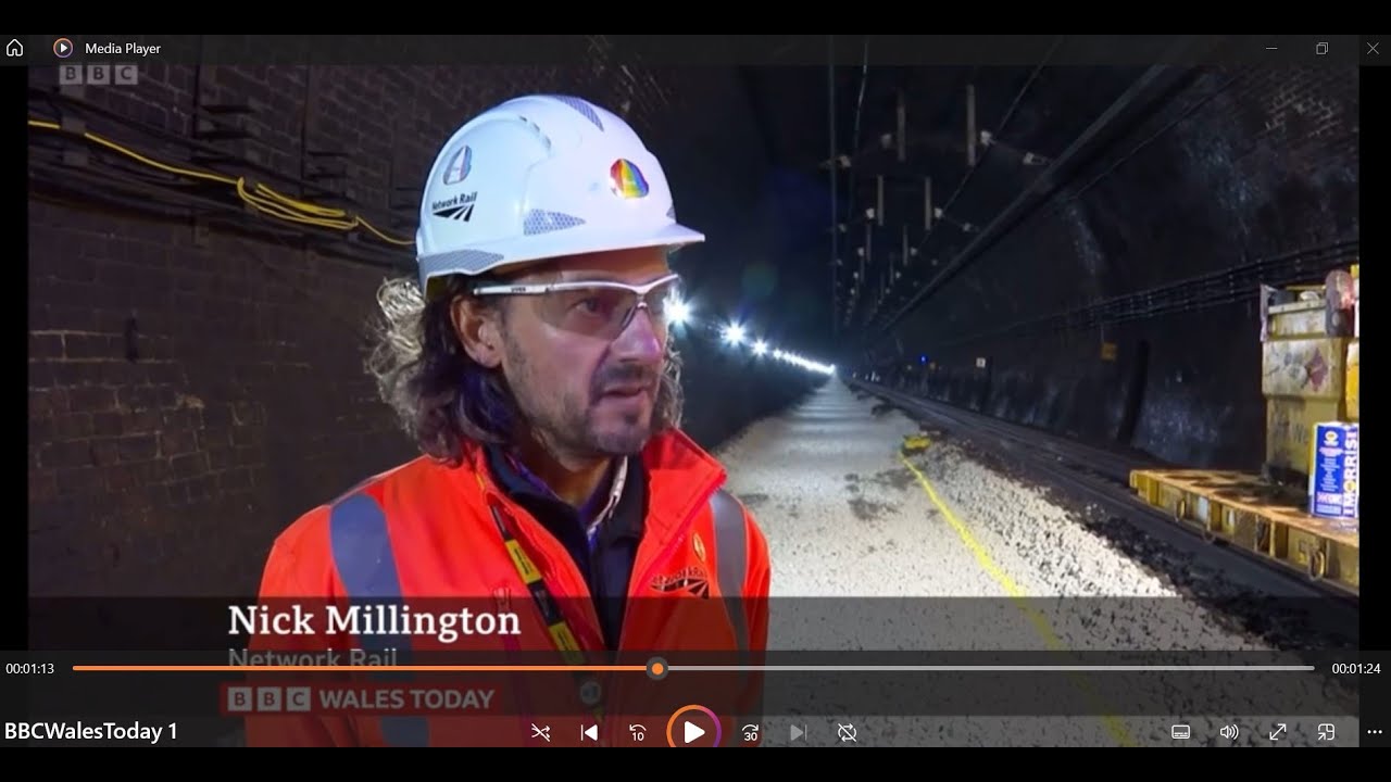 BBC Wales Today, the Severn Tunnel