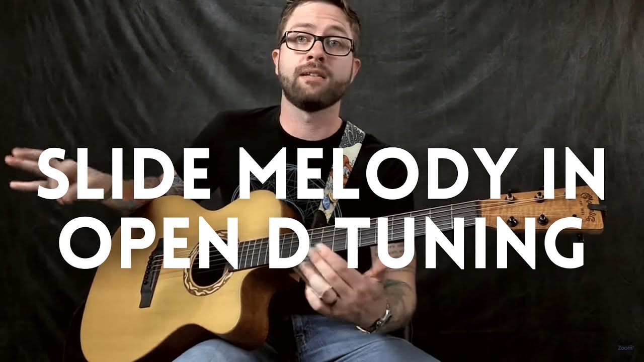 Из хранилища: создание мелодии слайдом в строе Open D | GuitarZoom.com