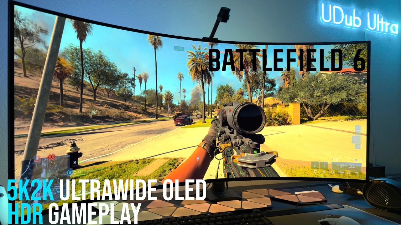 Battlefield 6 Conquest PC HDR Gameplay on a LG 45