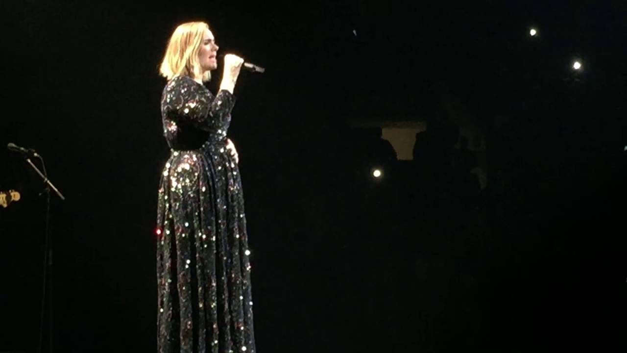 Adele performing 'When We Were Young' 8/6/16 in LA