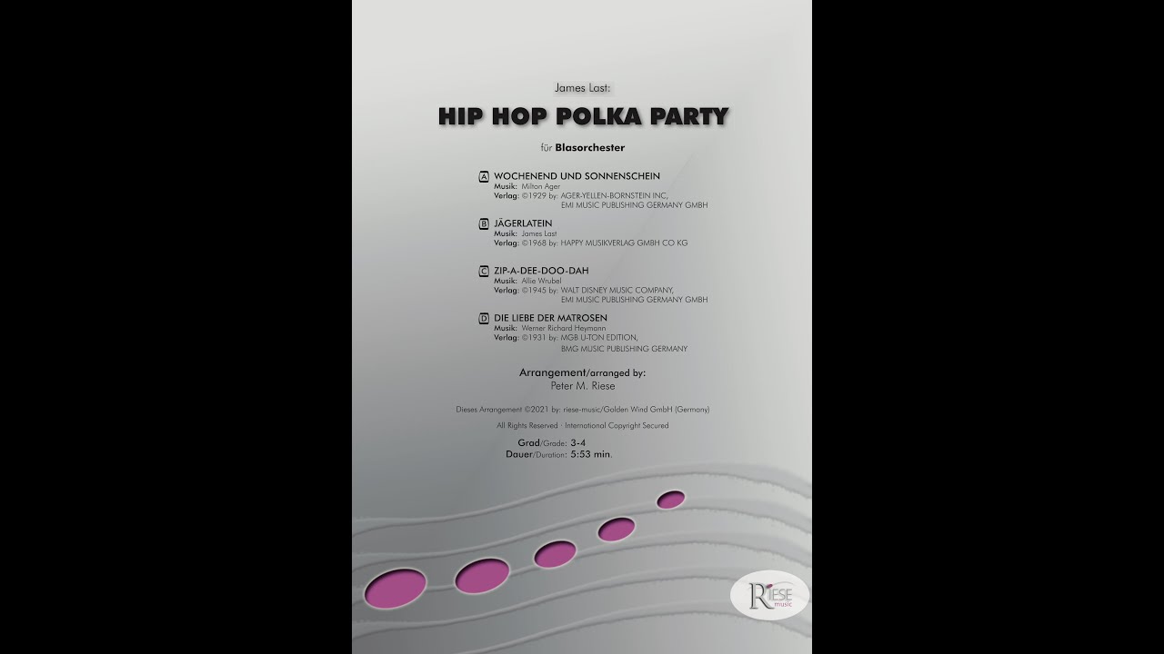 HIP HOP POLKA PARTY (Blasorchester oder Big-Band)