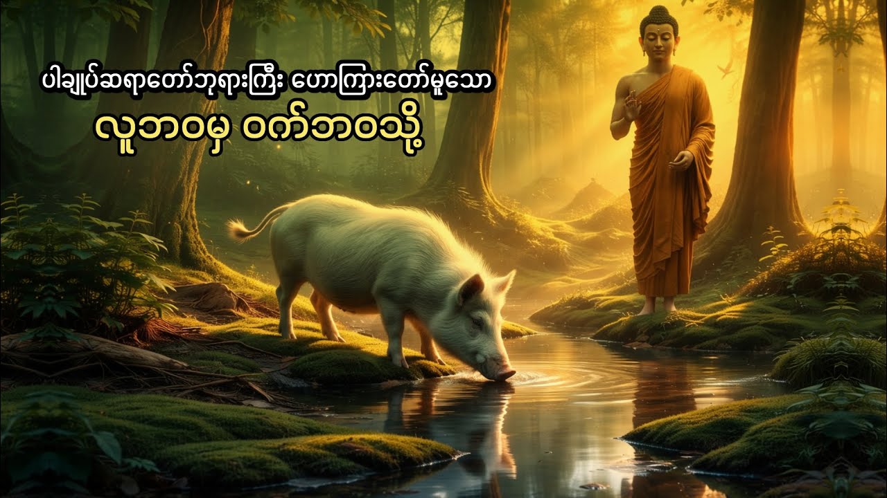 ဘုရားရှင်လက်ထပ်က ဝက်မလေးရဲ့ဘဝဇာတ်ကြောင်း 🙏🙏🙏