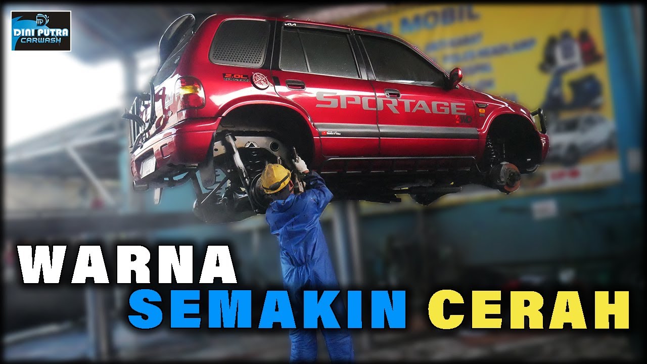 SIAP LIBAS SEGALA MEDAN KIA SPORTAGE 4x4 Full Detailing & ANTI KARAT BITUMEN