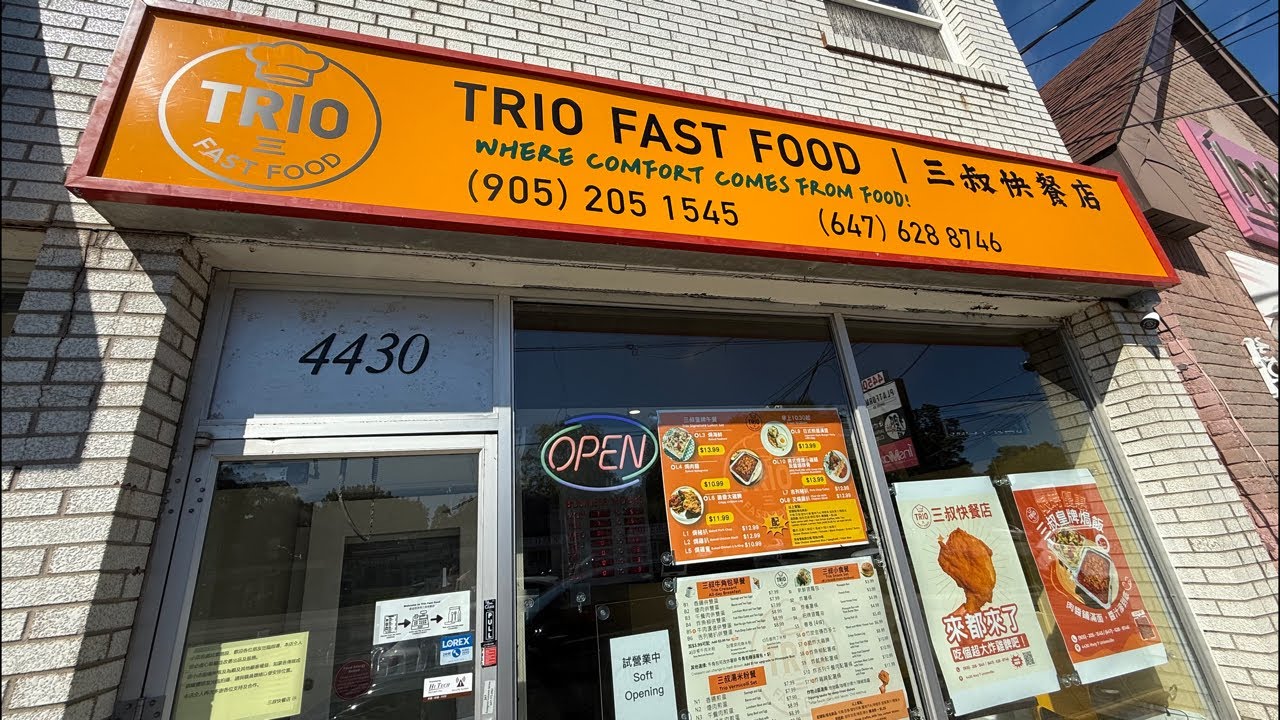 路過Markham「三叔快餐店」Trio Fast Food叫咗「炸髀」 ，「焗豬」同「凍0茶」試試🧐有喜有不喜🤓