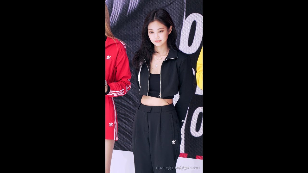 191009  BLACKPINK (블랙핑크), 제니 직캠 @ 아디다스 울트라부스트 한글 출시 기념행사, 영등포 타임스퀘어