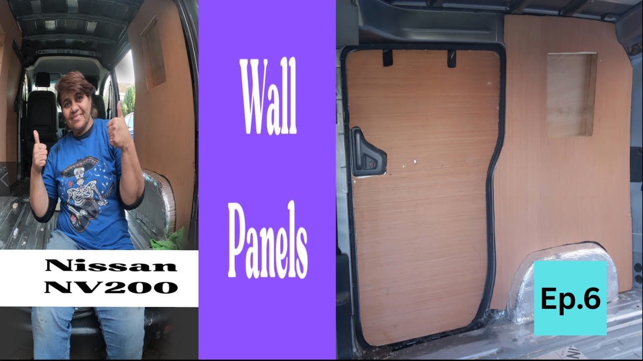 Van conversion with no experience | Side boxes template | Nissan NV200 | Camper van build | EP 6