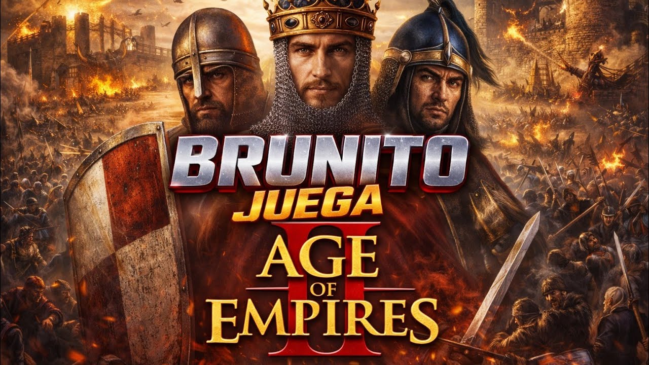 LA SERIE DE LA EDAD MEDIA EPISODIO 1 BRUNITO JUEGA AGE OF EMPIRES 2