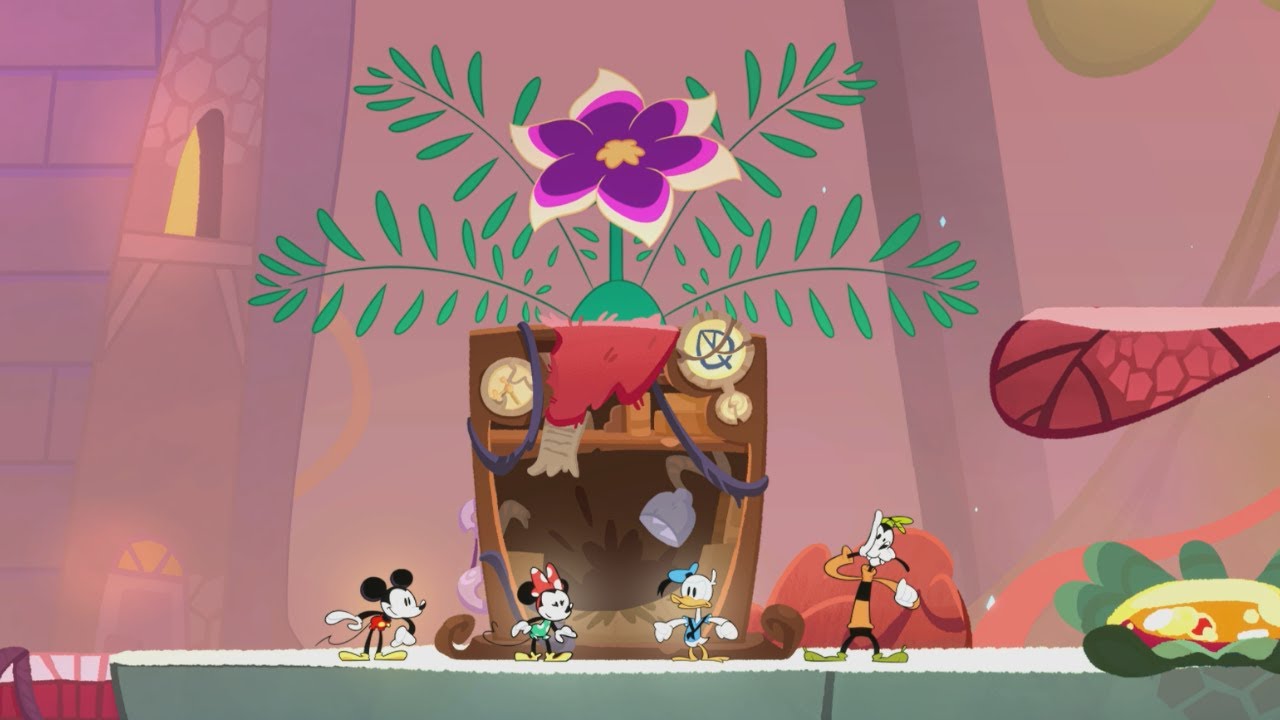Disney Illusion Island Starring Mickey & Friends - The Tome of Botany Unblocks The Path (Xbox)