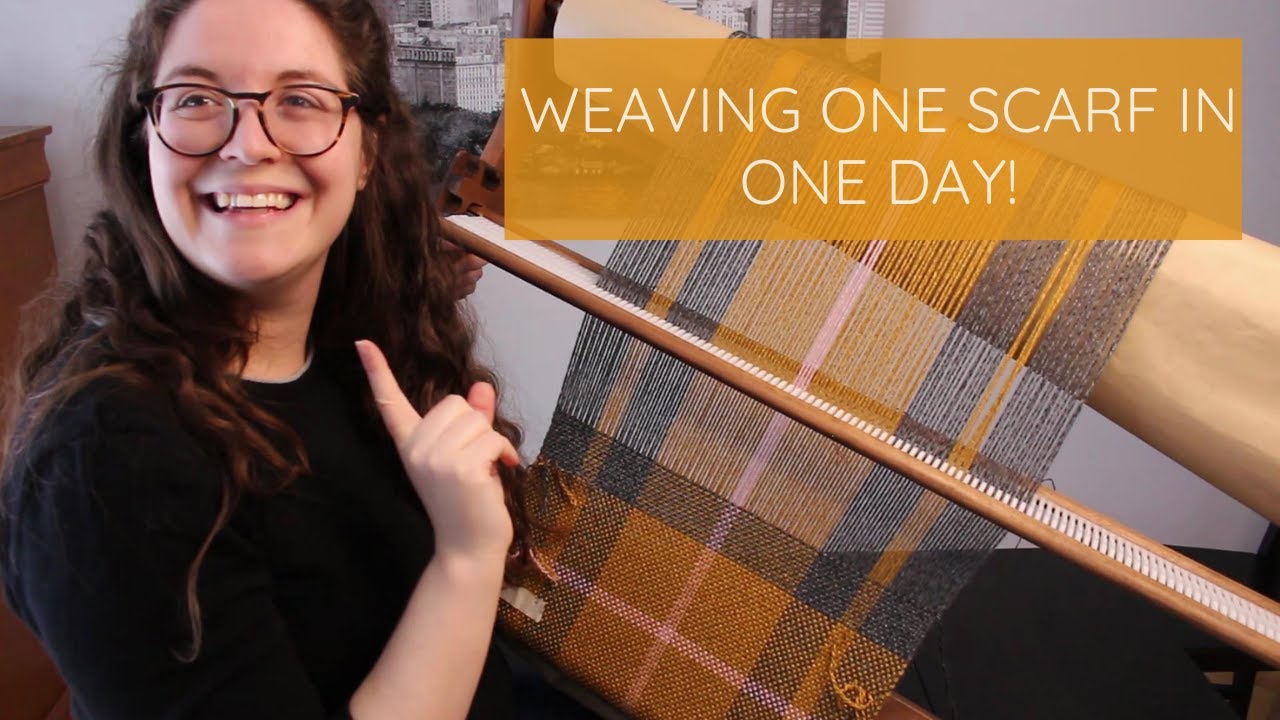 Как сплести один шарф всего за один день на ткацком станке Ashford Rigid Heddle!