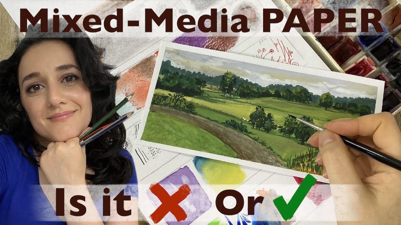 Do you need mixed-media paper? Let's test 7 drawing and painting materials to find out.