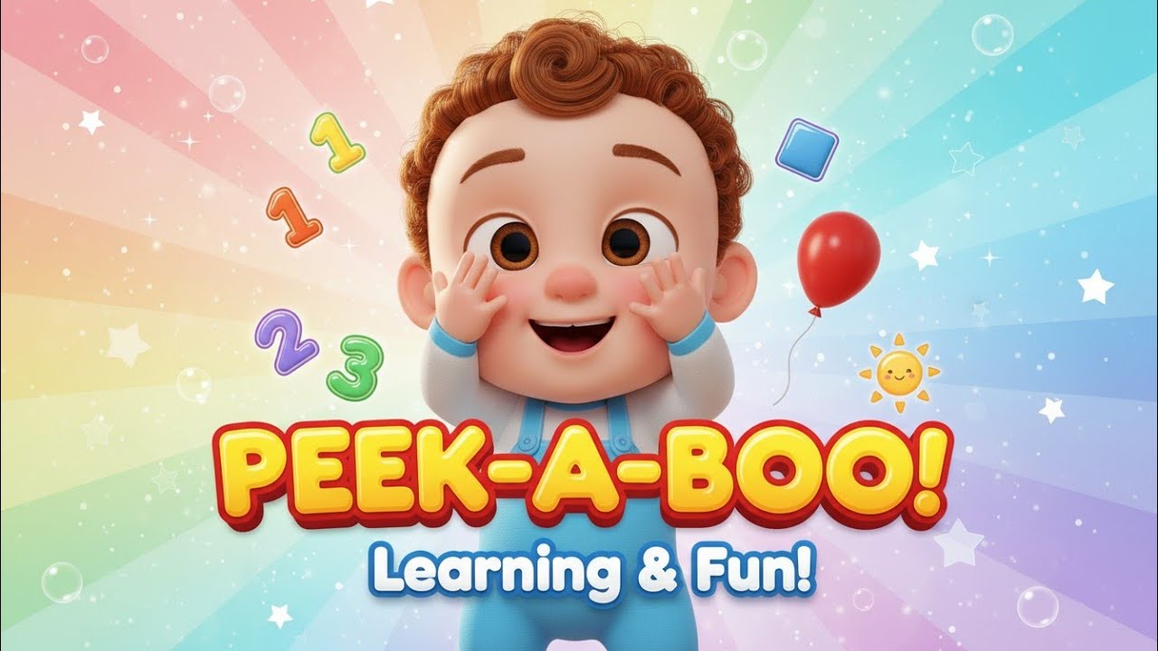 Peek A Boo Learning Fun | Baby Songs & Nursery Rhymes