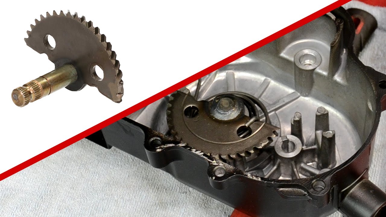 Kickstart-as monteren | Gy6 50cc motorblok