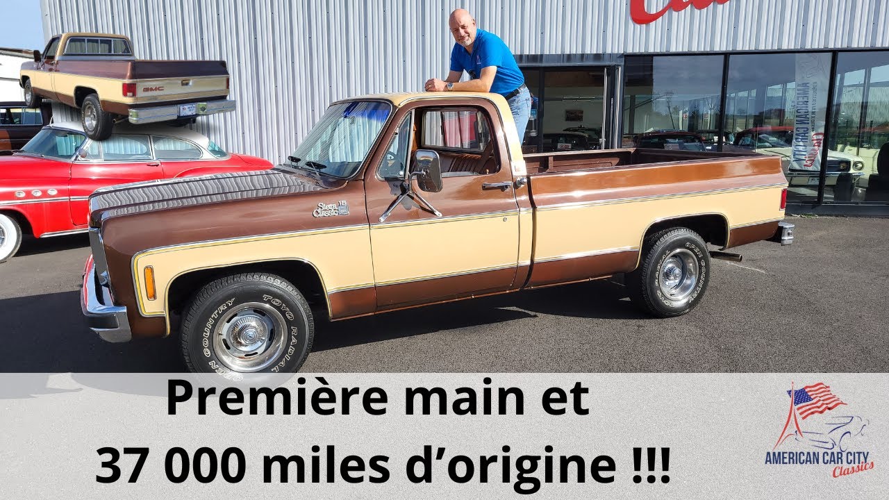 GMC Sierra de 1977 Full Options et Matching  📋