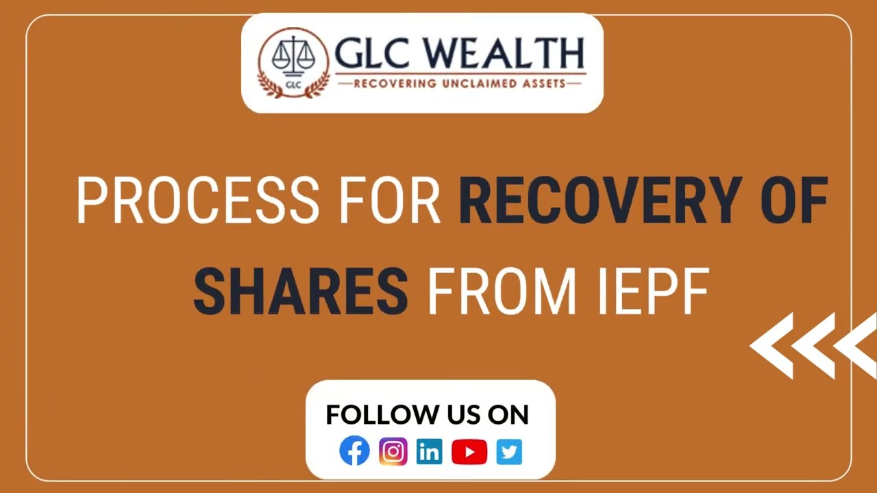 PROCESS FOR RECOVERY OF SHARES FROM IEPF