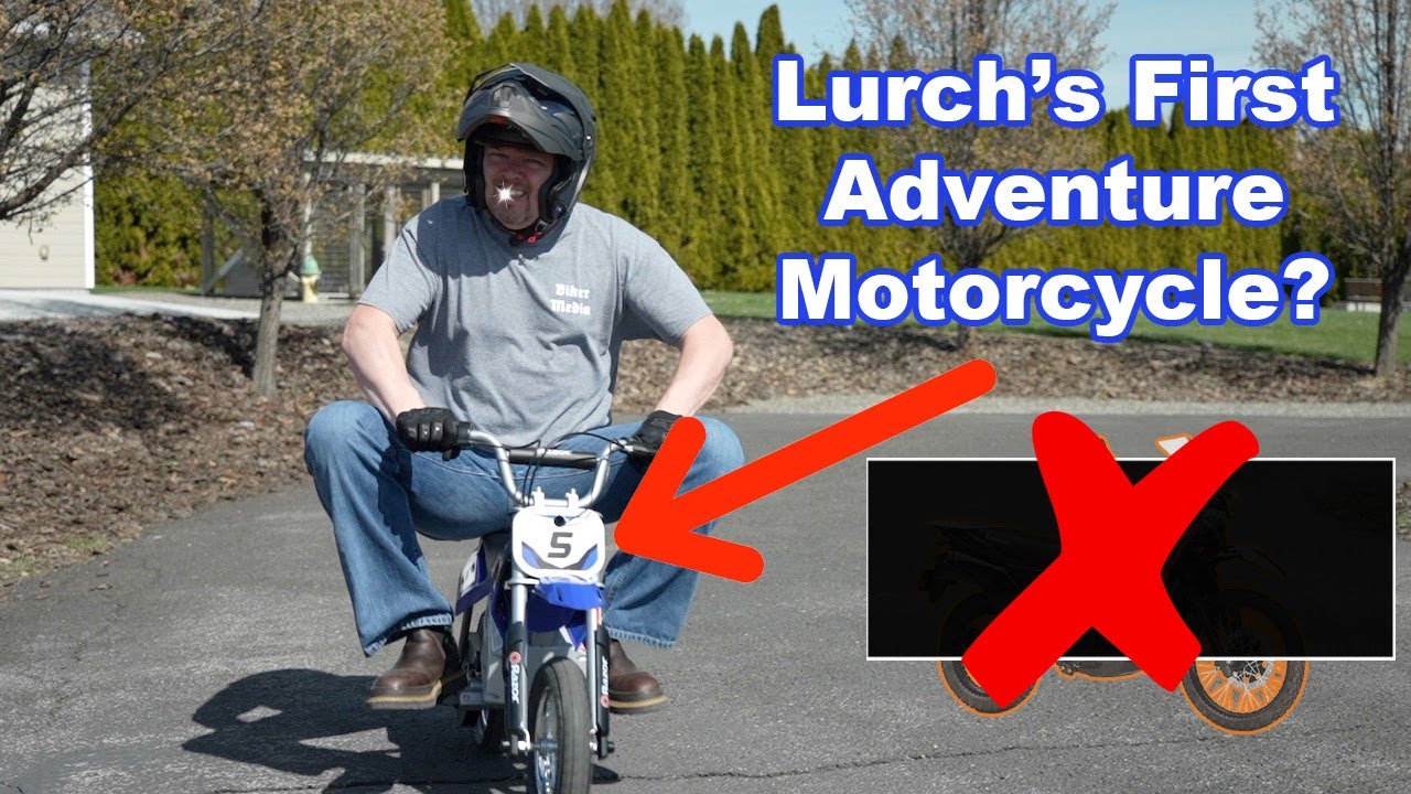 Lurch Gets His First Adventure Motorcycle-Harley? BMW? Kawasaki? Yamaha? Triumph?