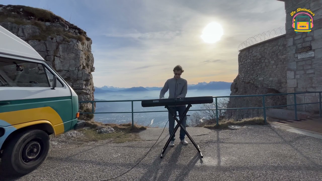 Ludwig au Fort du Saint-Eynard pour le Baladeur