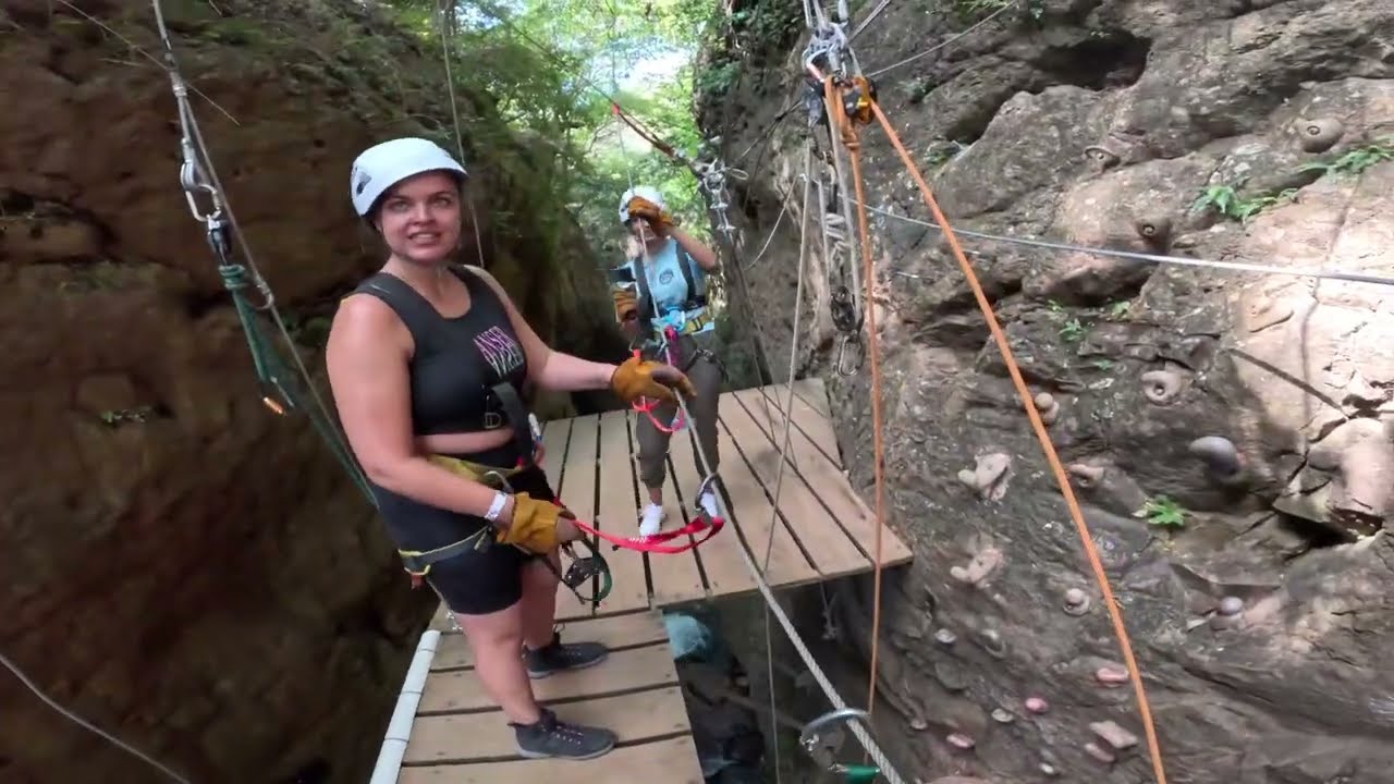 Terrifying ZIP LINE Costa Rica Volcano Rincon De La Vieja Ep33