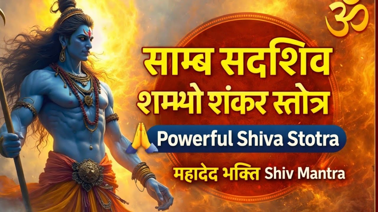 साम्ब सदाशिव शम्भो शङ्कर स्तोत्र 🙏 | Powerful Shiva Stotra | Mahadev Bhakti | Shiv Mantra #mahadev 