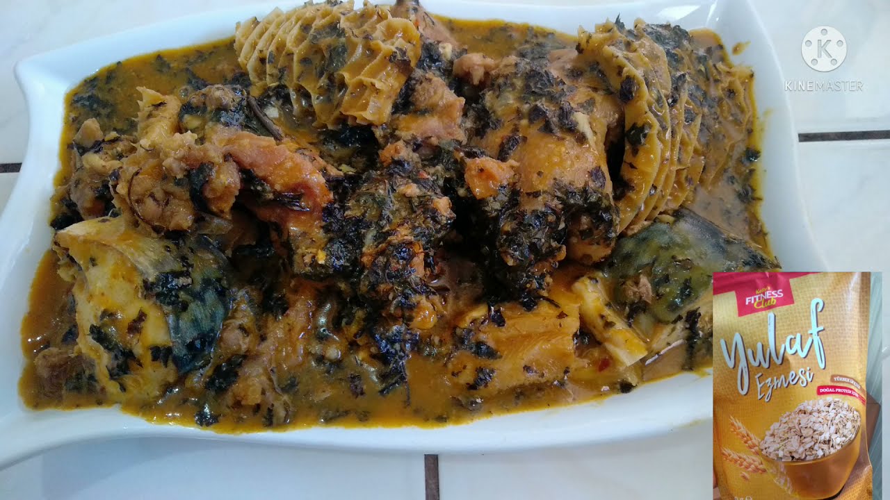 Bitterleaf Soup (ofe onugbu)|| Oats as Alternative to Cocoyam||Unique Grace.